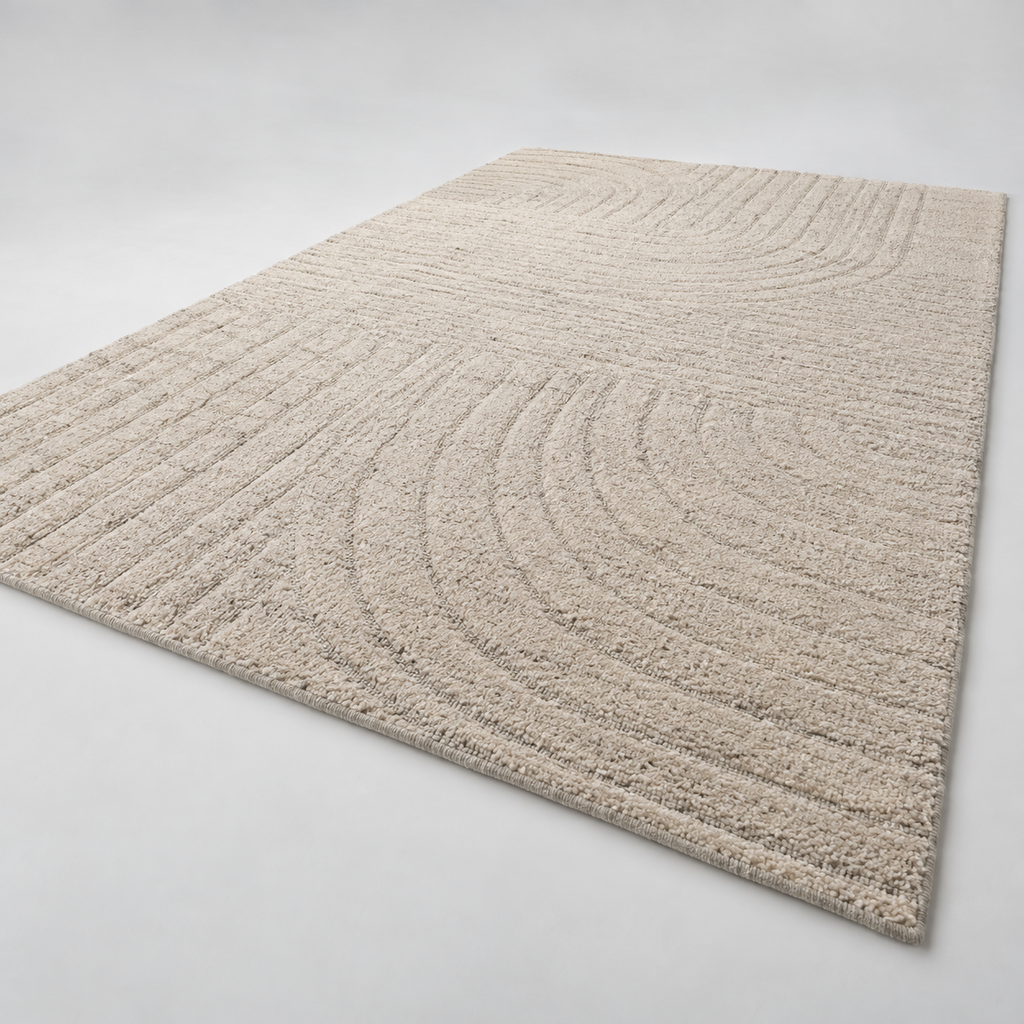 Schafwollteppich Natur 200x300 cm – originale Detailansicht