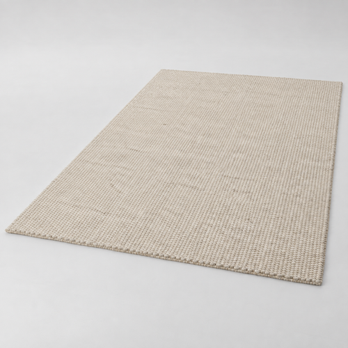 Geometrischer Wollteppich 200x300 cm – originale Detailansicht