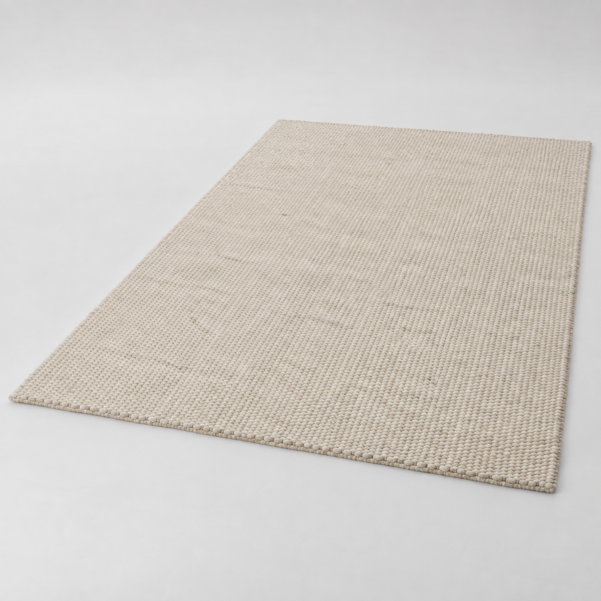 Baumwollteppich handgewebt 200x300 cm – originale Detailansicht